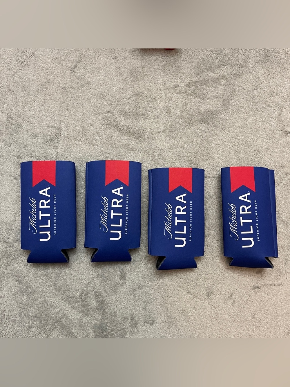 MICHELOB ULTRA 4 SLIM COOLERS 12oz CAN COOZIE COOLIE KOOZIE HUGGIE NEW BUD